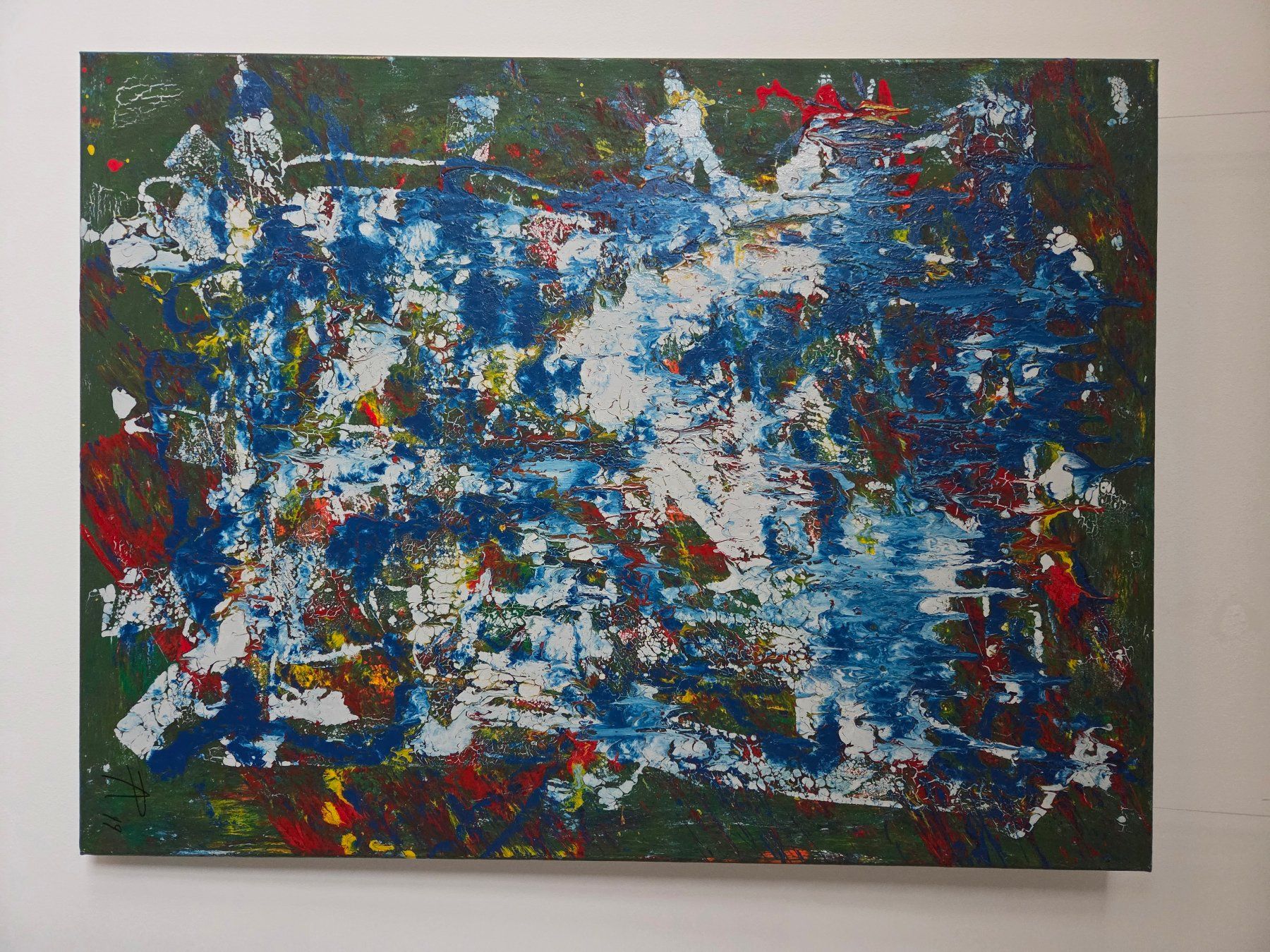 Tableaux: Abstraktes Gemälde - Akryl auf Leinwand – Neuf (Voir description) à Winterthur par sackgasse01