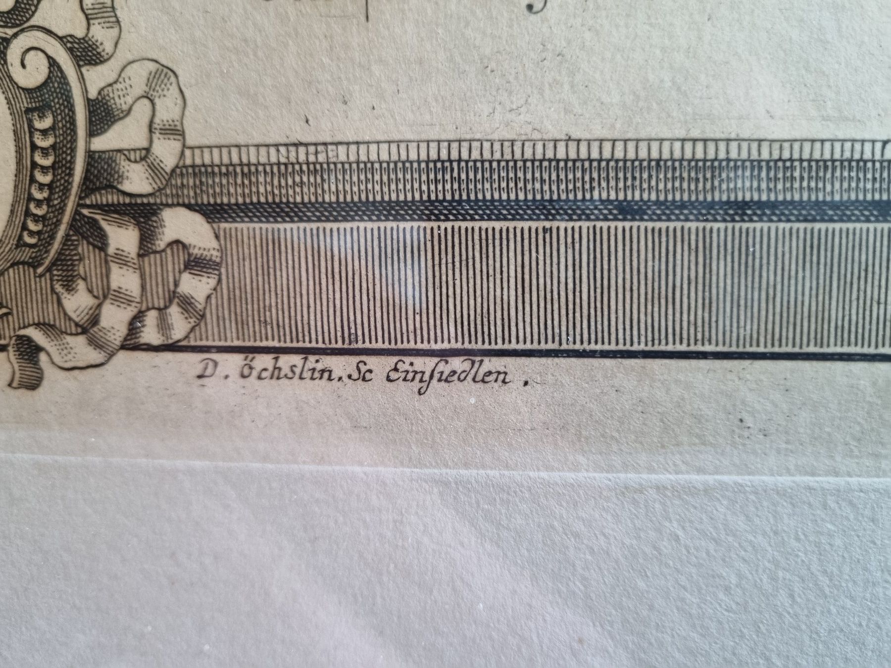 Incisioni: Alter Kupferstich Gesellenbrief Lachen 1803 Top – Usato da Trachslau venduto da bastet06 8