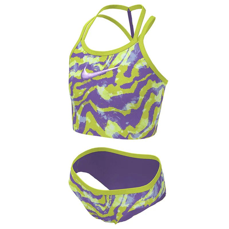 Costumi da bagno & Bikini: Nike Watercolor T-Crossback Midkini Mädchen – Nuovo e nell'imballaggio originale da Spiez venduto da Outlet-King