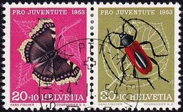 1953, Pro Juventute Nr. Z39, gestempelt PTT-MUSEUM 4.ll.54.