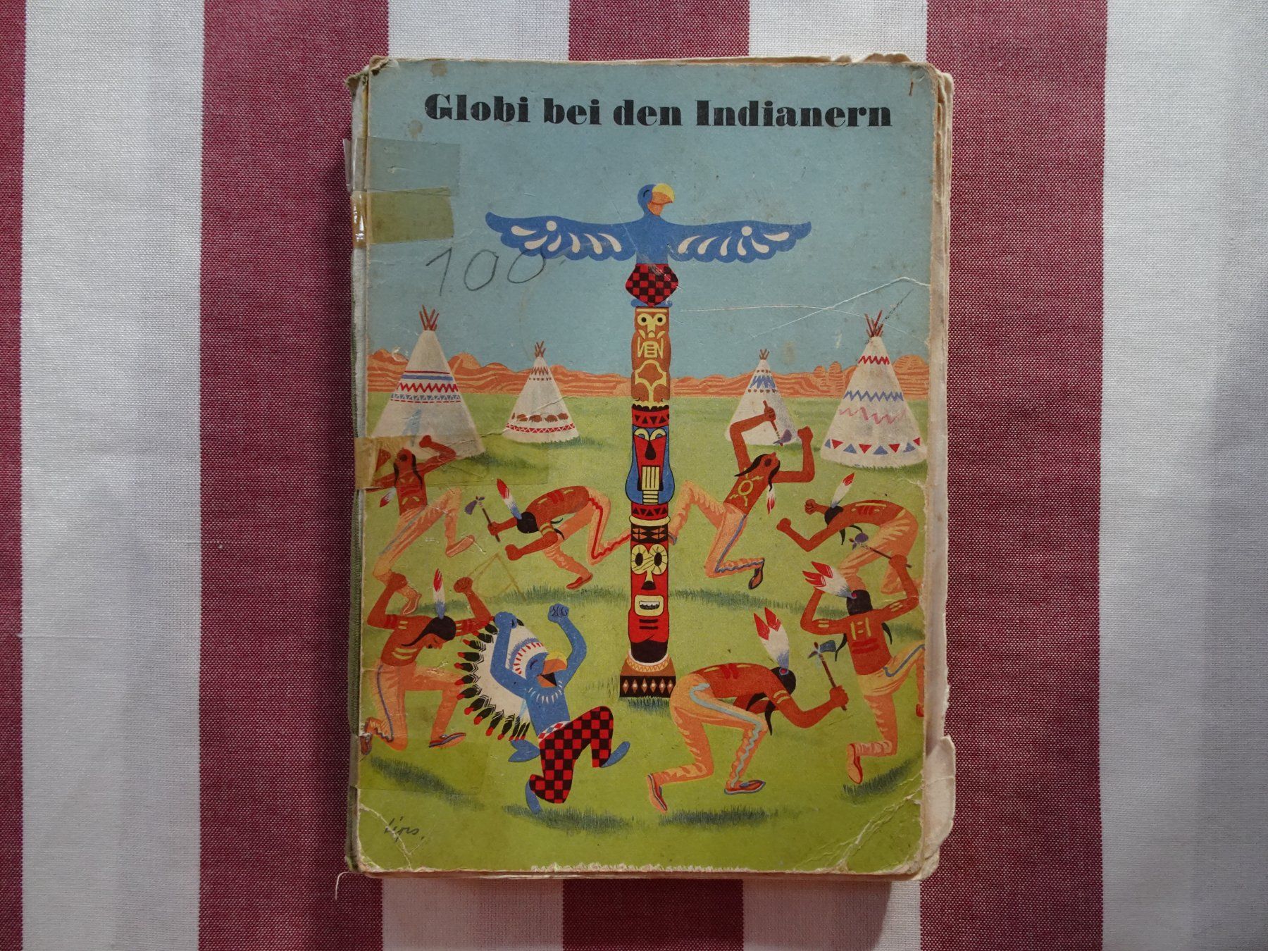 Fumetti: Globi bei den Indianern - Lesebuch / Malbuch - G1282 – Usato da Küssnacht am Rigi venduto da Globi-Love