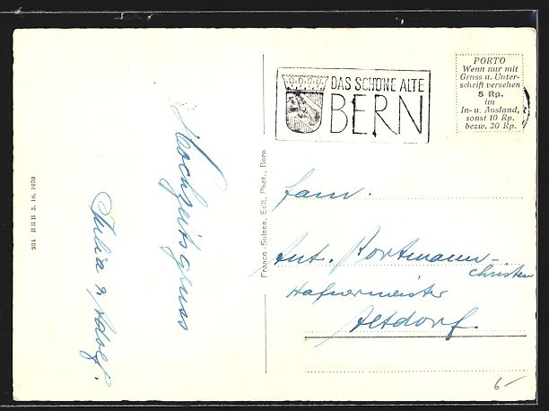 Ansichtskarten: Einigen am Thunersee, Partie an der Kirc – Gebraucht aus Berlin von bartko-reher 1