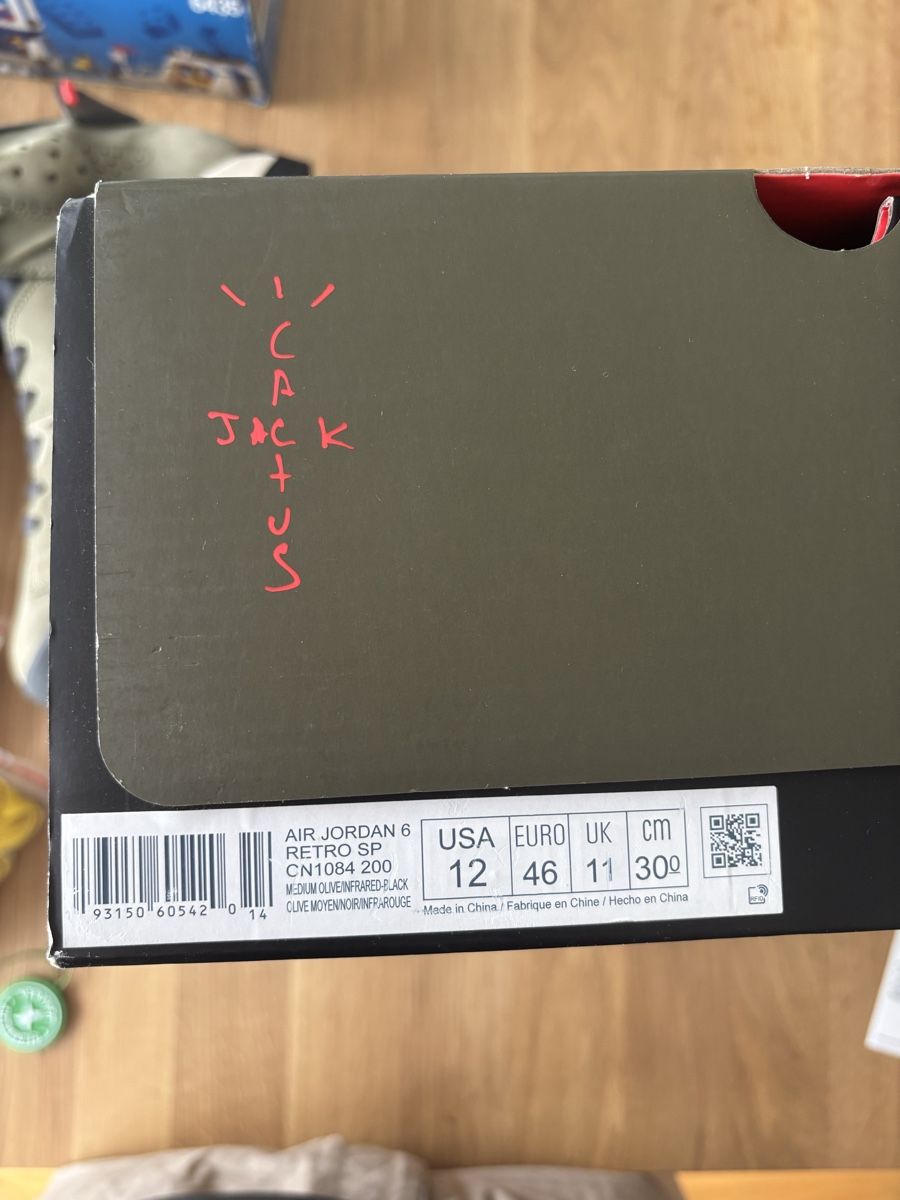 Jordan Scarpe da uomo: Jordan 6 Travis Scott Us12 – Usato da Delémont venduto da Popcultureee 5