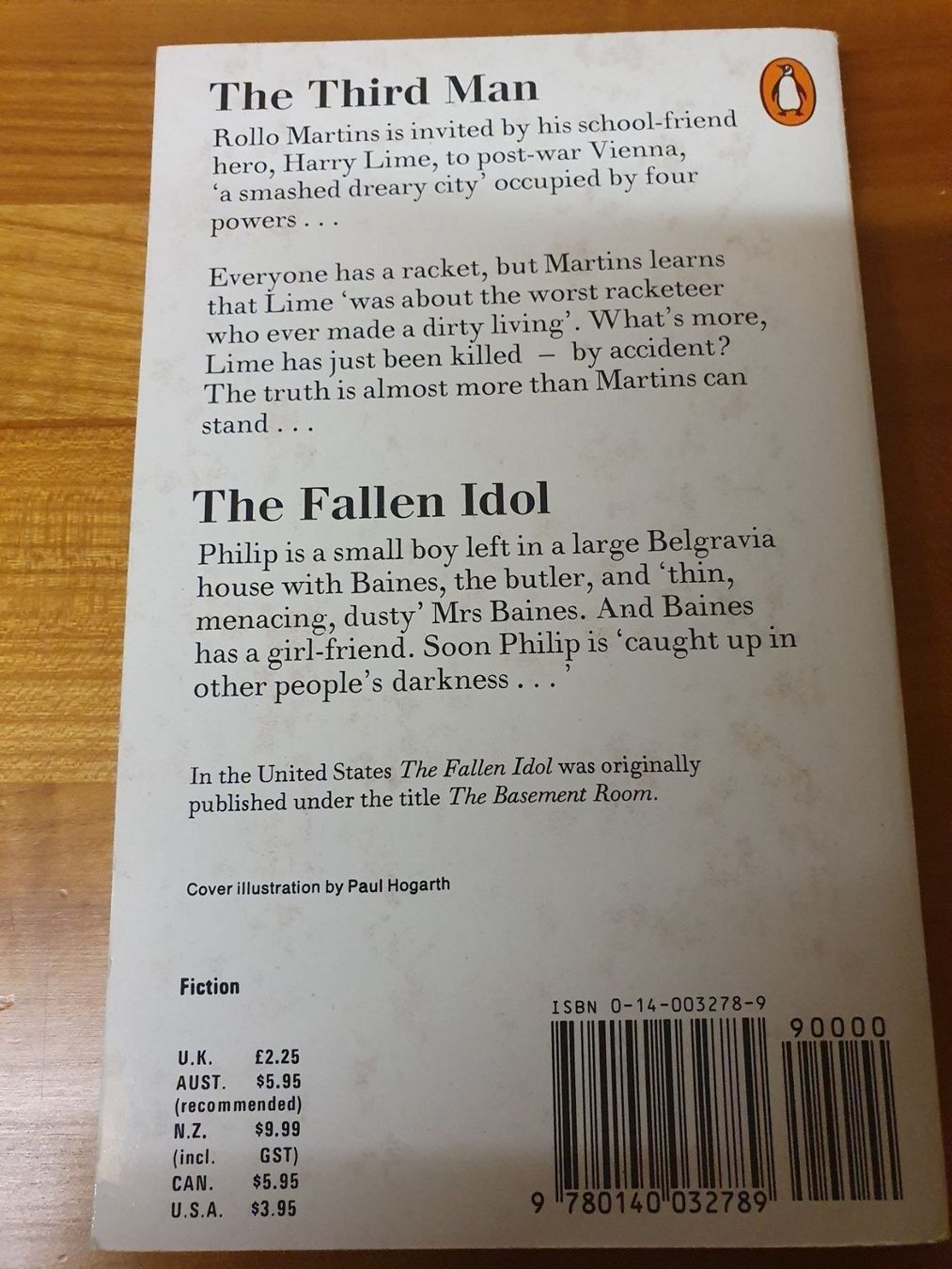 Libri: The third man and the fallen idol – Usato da Oberdorf BL venduto da BaldenEagle 1