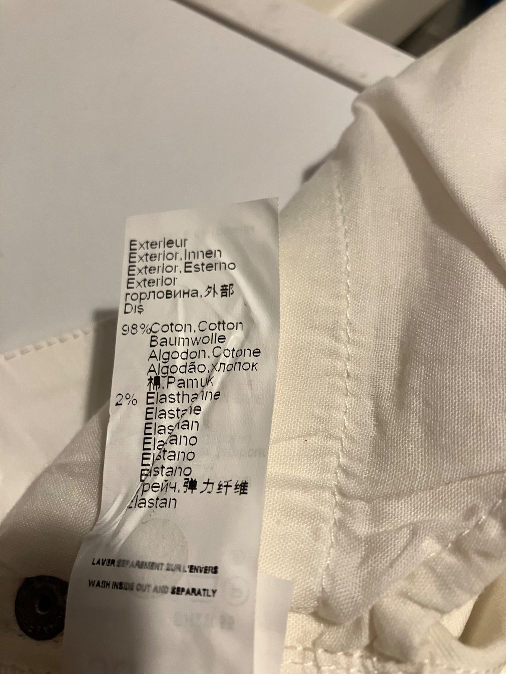 IKKS Pantaloni: Pantalon blanc IKKS 36 – Usato da Arconciel venduto da chance22 5