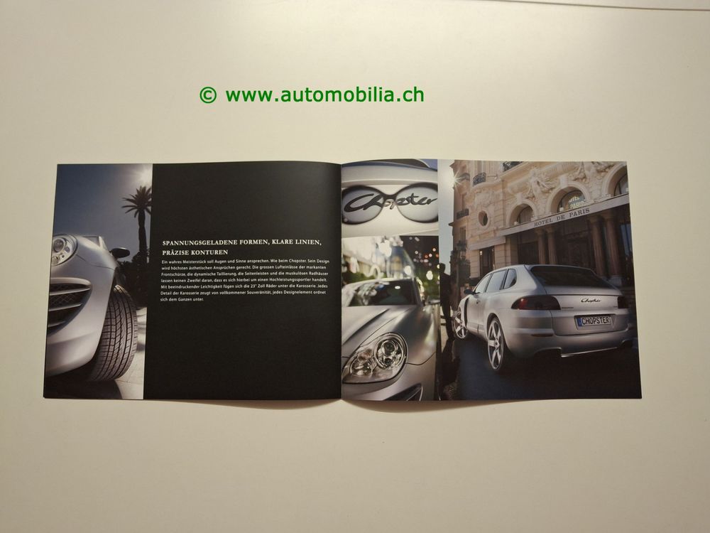 Rinspeed Chopster (Porsche Cayenne) by EDAG Prospekt deutsch (Gebraucht ...