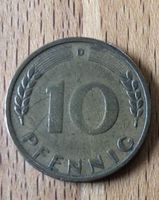 10 Pfennig Deutschland Bank Deutscher Länder 1949 D - selten