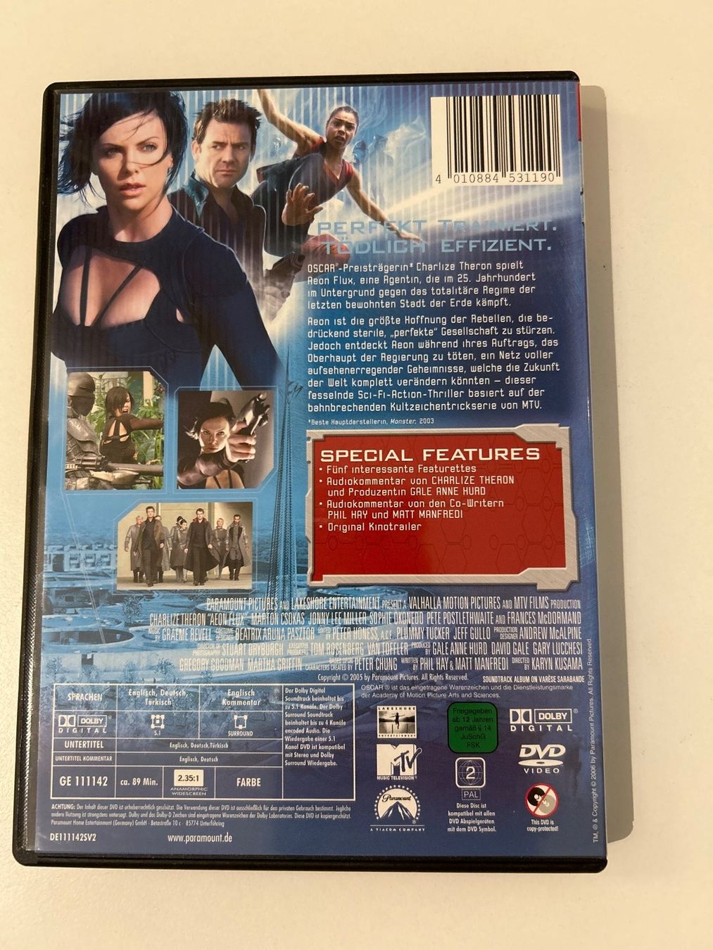 Alle DVDs: DVD- Aeon Flux – Gebraucht aus Guntershausen von Gloominati 1
