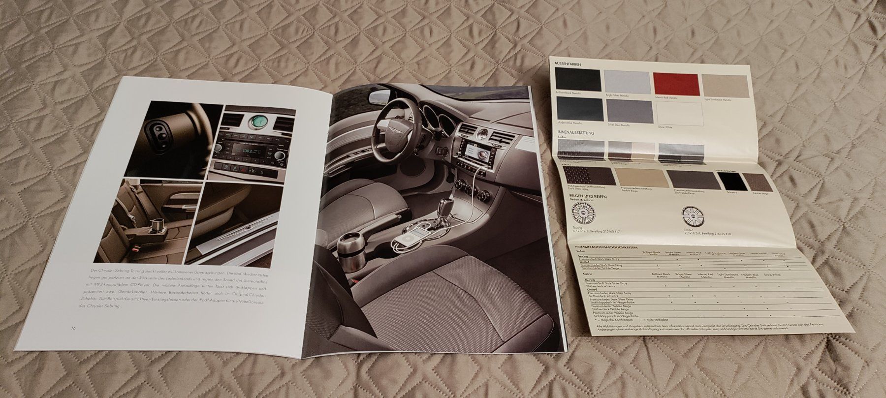 Chrysler Documenti: Chrysler Sebring Prospekt/Katalog – Usato da Boswil venduto da MAF_952 2