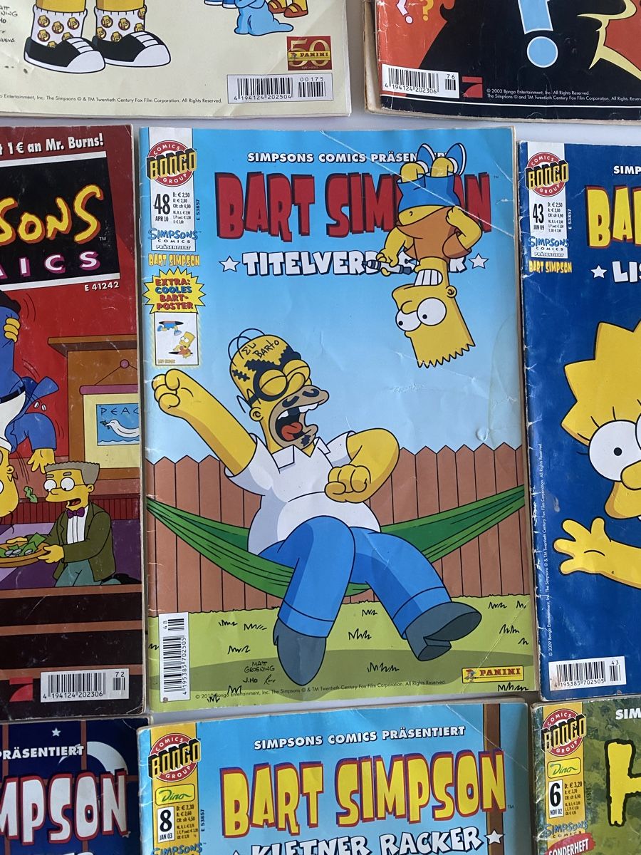 Fumetti: Simpsons Comics Konvolut, 8 Stück – Usato da Adliswil venduto da Fabisales 5