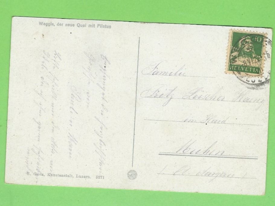Cartoline postali: Weggis der neue Quai mit Pilatus – Nuovo (secondo la descrizione) da Zürich venduto da t24_de 1