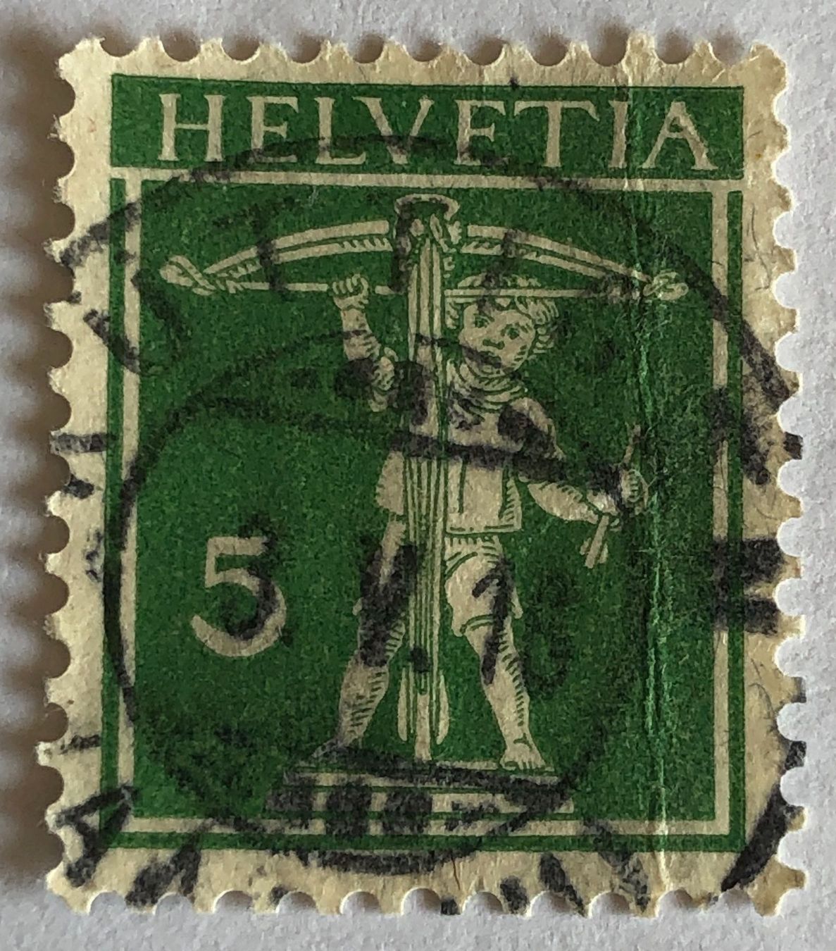 Tutti i francobolli: Tellknabe mit Vollstempel – Usato da Aarau venduto da Billa007
