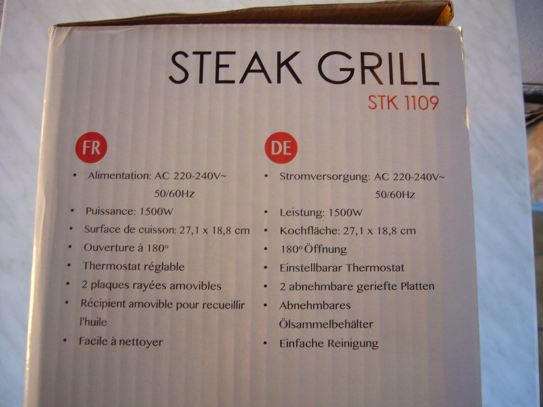 Ohmex Griglie: Plattengrill – Nuovo (secondo la descrizione) da Weinfelden venduto da Frosch467 4