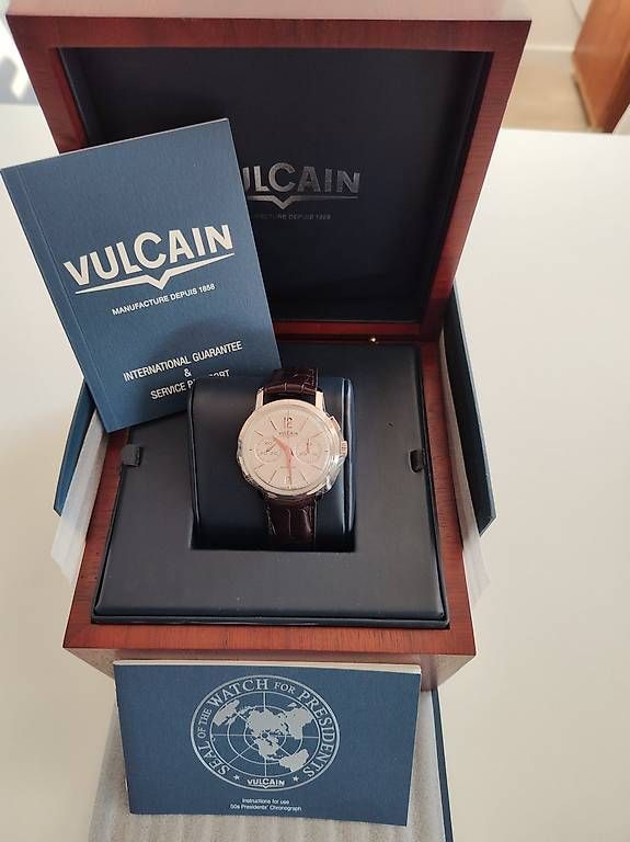Vulcain Orologi: Vulcain 50s Presidents' Watch – Nuovo e nell'imballaggio originale da Lyss venduto da supervisor 1