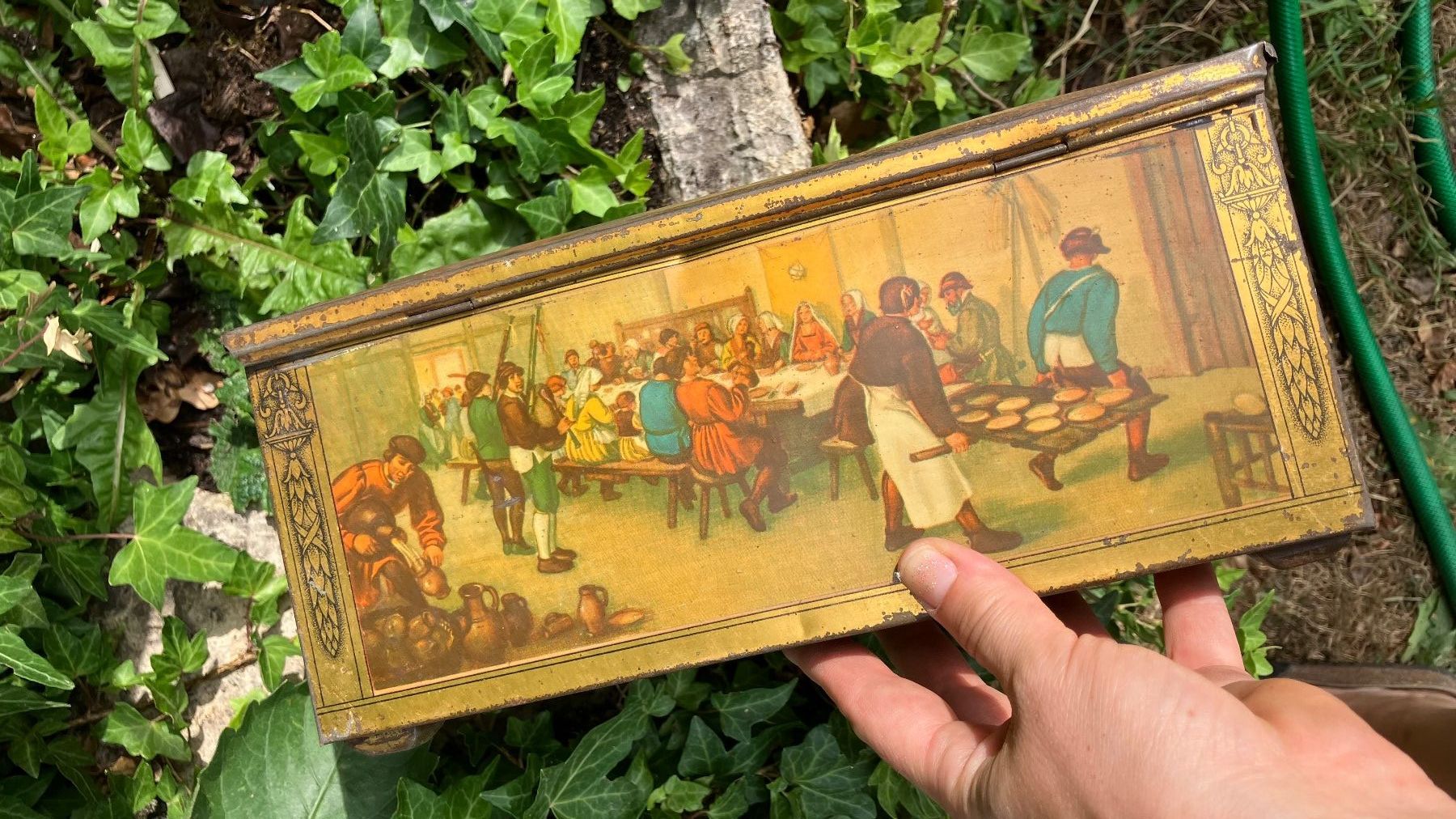 Barattoli: Boite ancienne Blechdose antik Cote d'Or Déco – Usato da St-Cierges venduto da LeRegain 2
