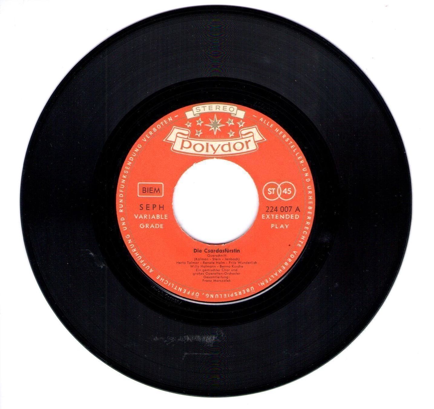 Dischi in vinile: Querschnitt, Die Csardasfürstin – Usato da Goldach venduto da Pw1427 1