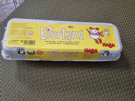 Jeu HABA Eiertanz (Dancing Eggs) complet avec accessoires