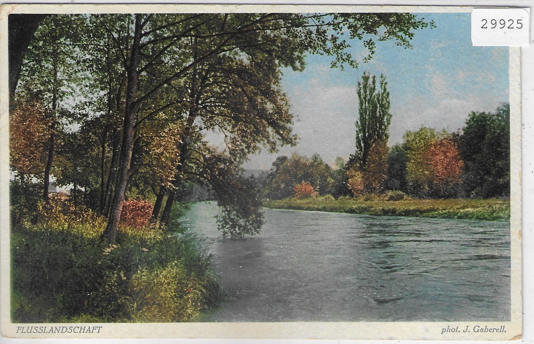 Cartes postales: Flusslandschaft - Litho – D'occasion à Ettingen par Kartenplanet