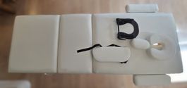 Massageliege Gonser klappbar weiss gebraucht guter Zustand