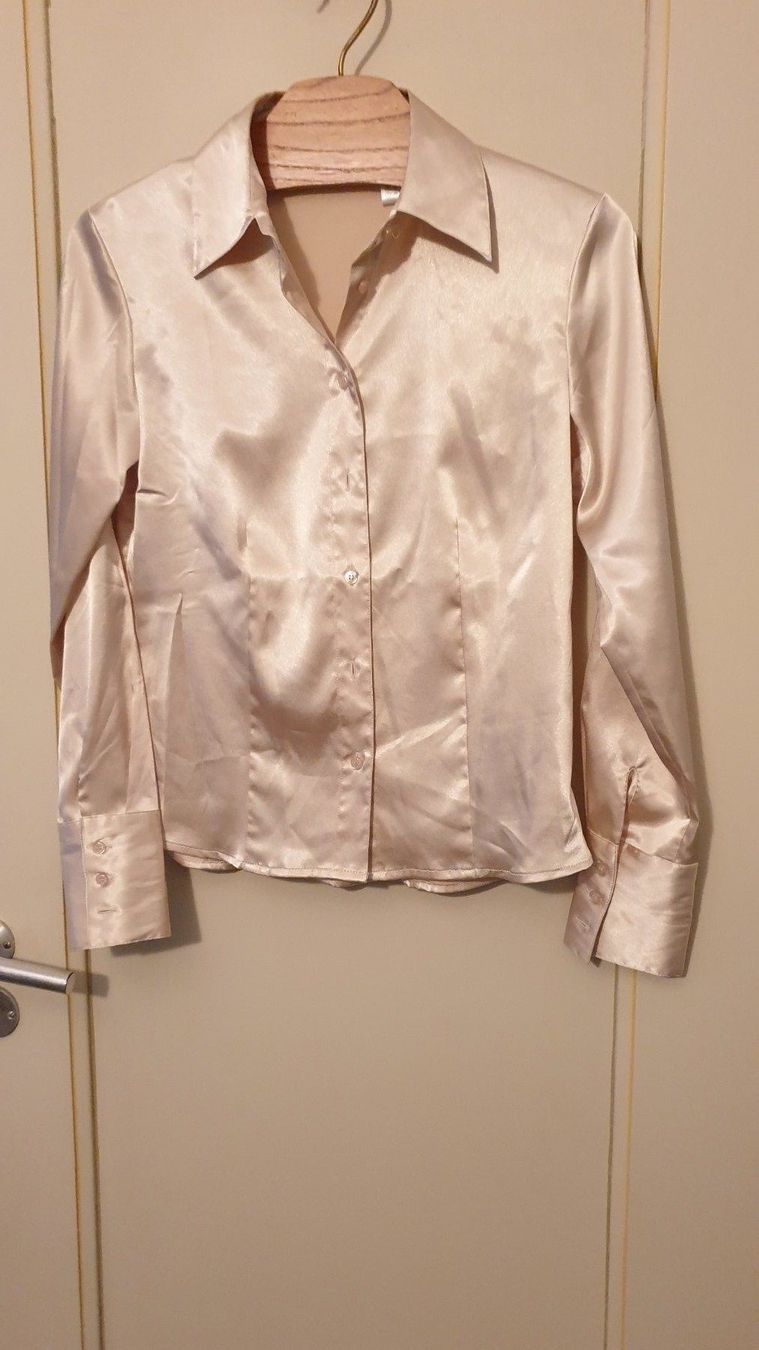 Camicette: Damenbluse Beige 34, Yessica Polyester – Usato da Biel/Bienne venduto da Bormida64