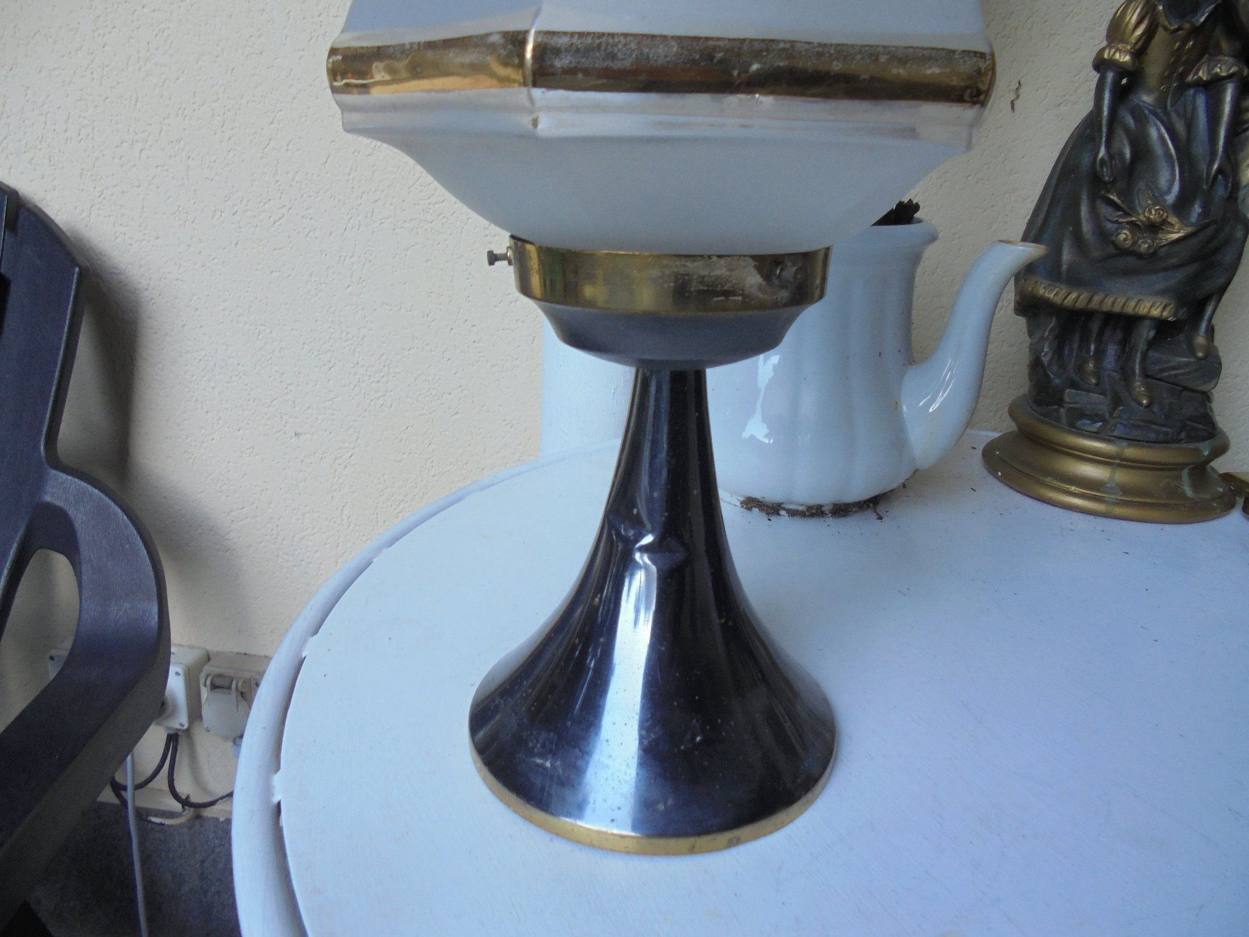 Artograph Lampade: Alte Flurlampe, ca. 1950 – Usato da Camorino venduto da Hunpete 3