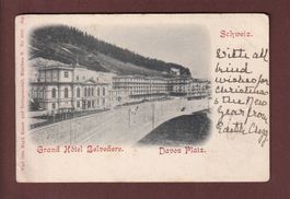 DAVOS-PLATZ - Grand Hotel Belvedere - 1898 // Eckbug //