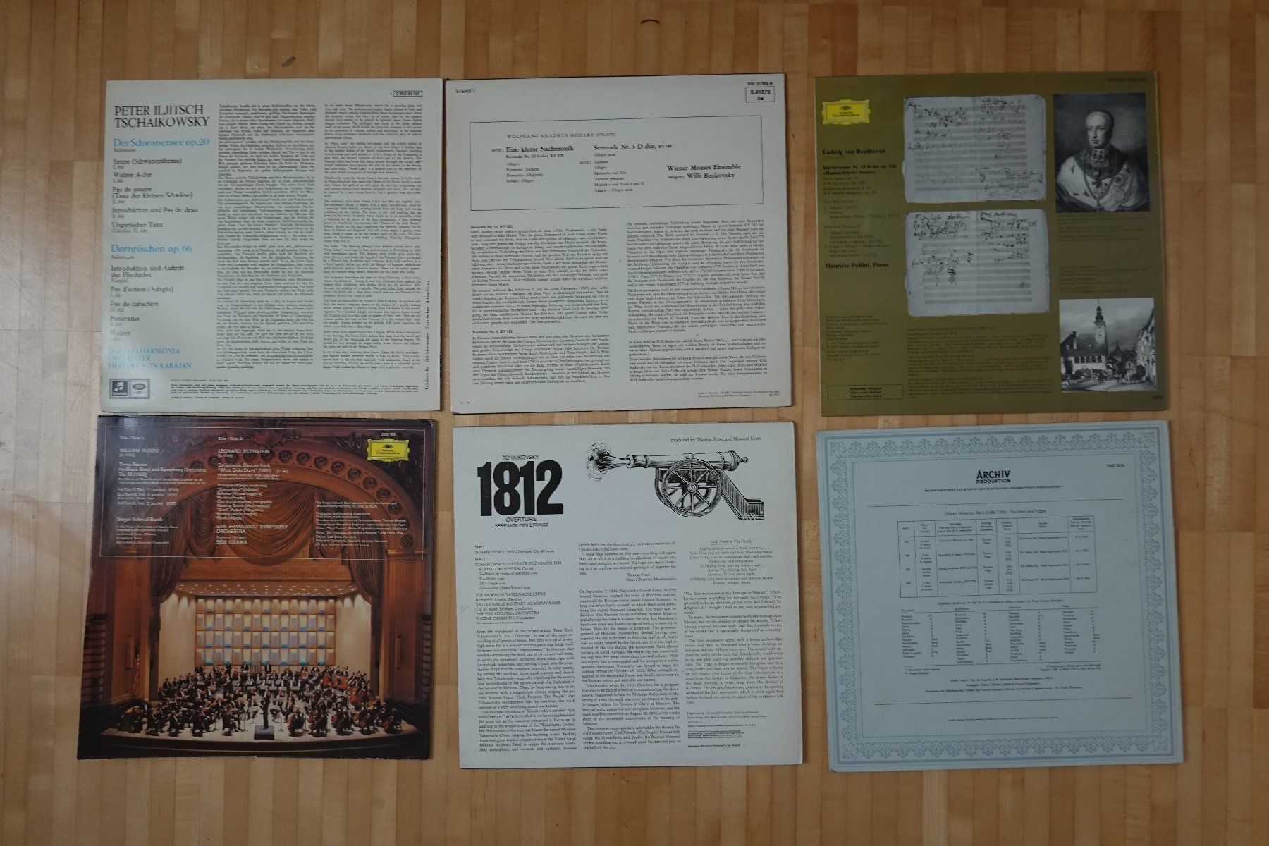Schallplatten: 6  Langspielplatten klassisch – Gebraucht aus Freienstein von globiko 1
