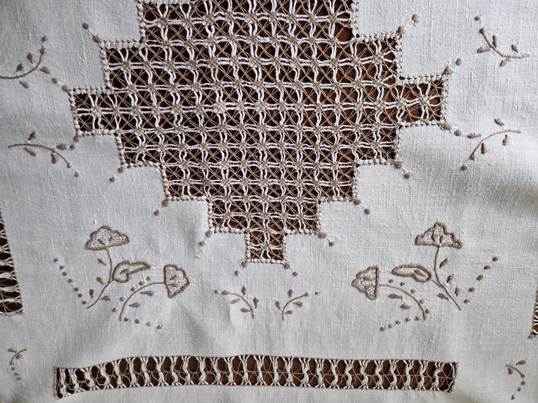 Altra biancheria da tavola: Kleine Tischdecke , Handarbeit – Nuovo (secondo la descrizione) da Bern venduto da Antikbatik 7
