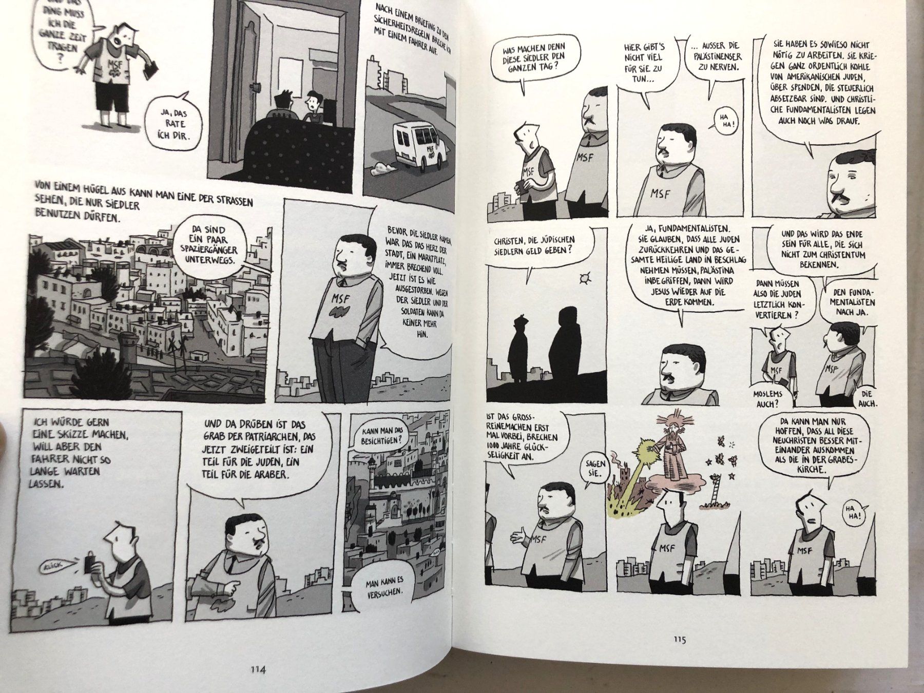 Fumetti: Guy Delisle - AUFZEICHNUNGEN AUS JERUSALEM - Comic – Usato da Schaffhausen venduto da durruti 5