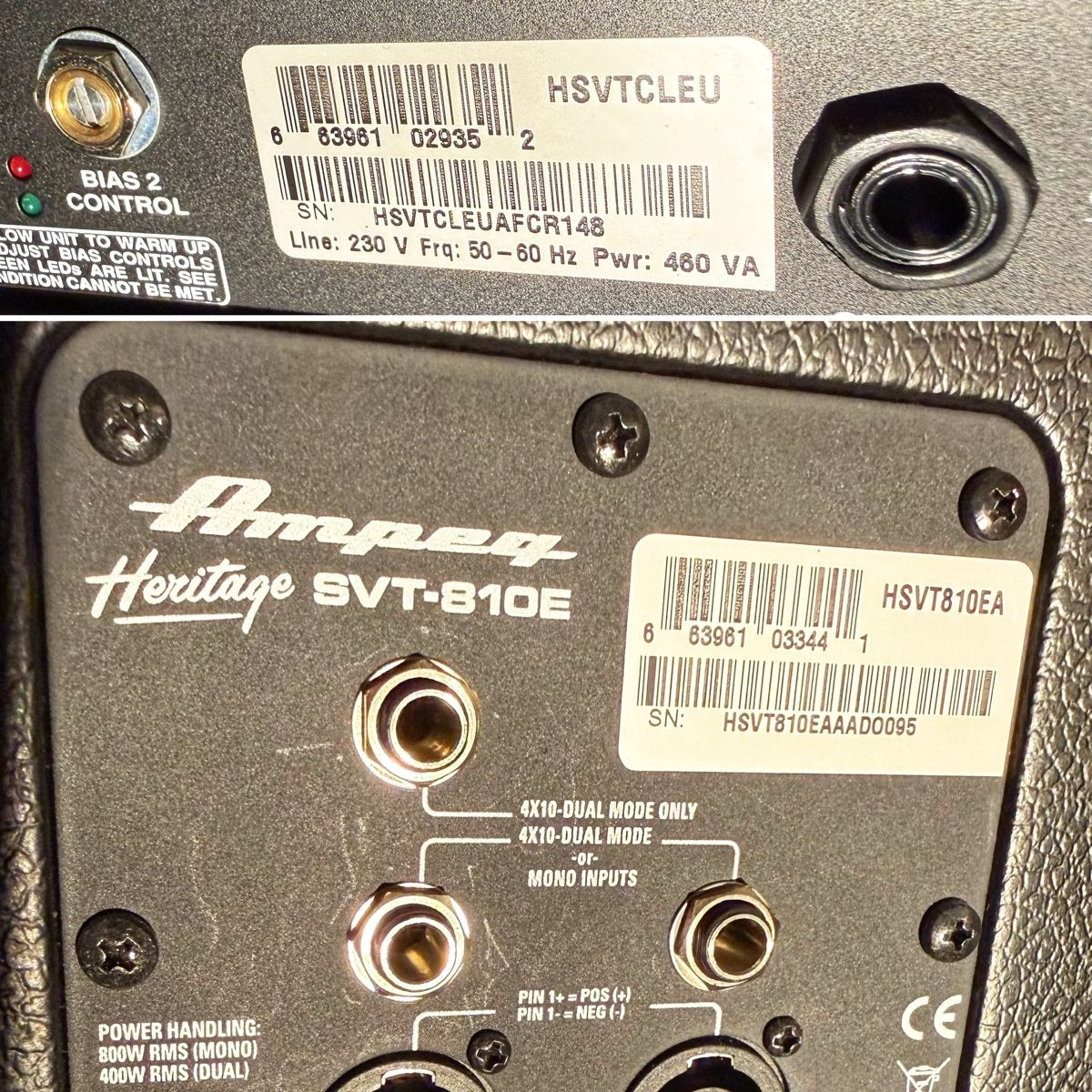 Ampeg Verstärker: Ampeq SVT-CL/-810E Heritage Fullstack – Gebraucht aus Diessbach b. Büren von TimVonUTBF 4