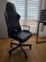 Gaming Stuhl schwarz Kunstleder guter Zustand