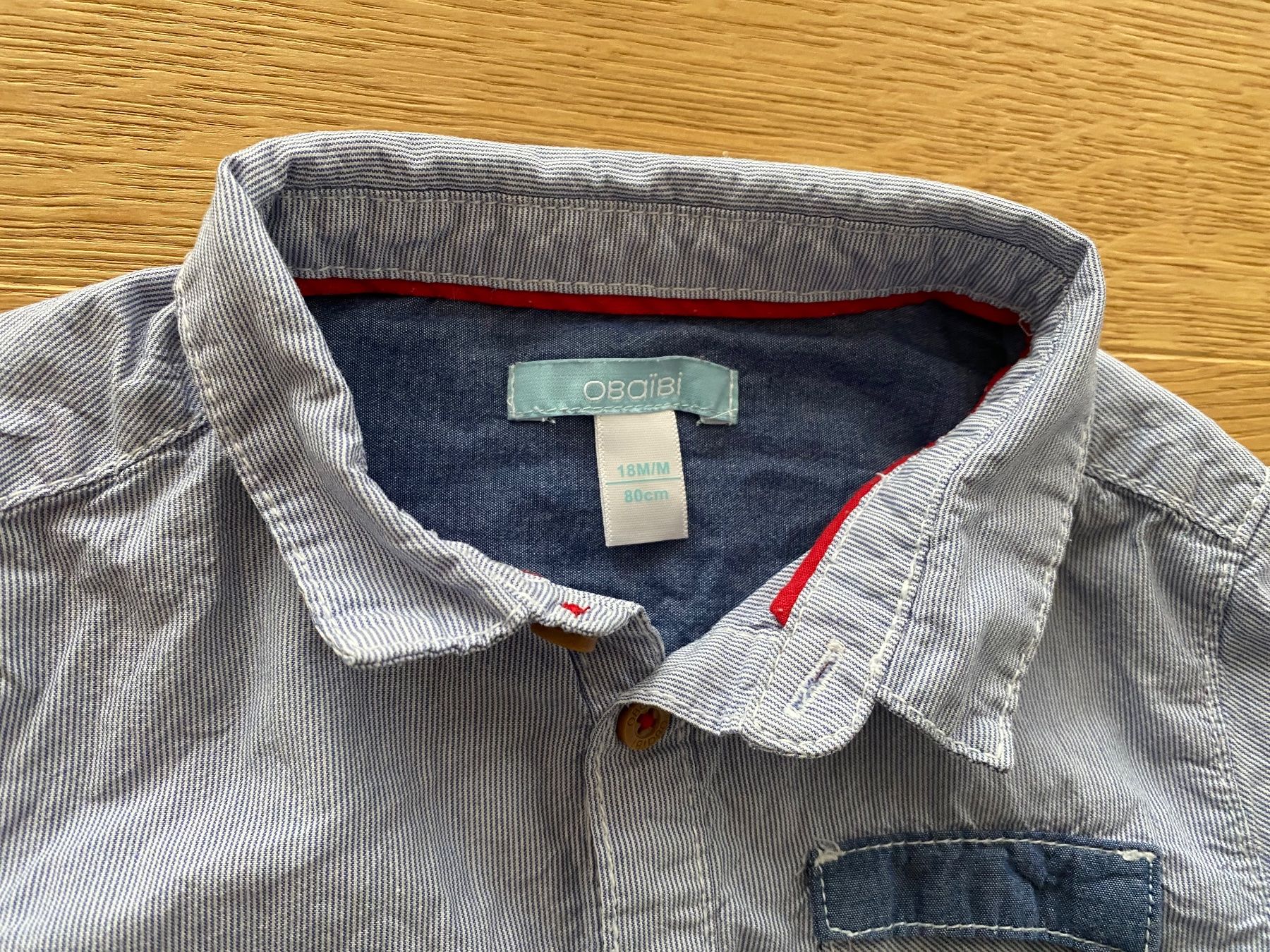 Okaidi Camicie, T-shirt & Polo: Obaibi Hemd Baby Boys Grösse 80 – Usato da Einsiedeln venduto da PaedeK84 1