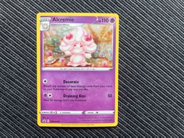 Pokemon Alcremie Holo SWSH058 Black Star Promo near Mint