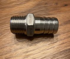 6 kt-Schlauchnippel, Schlauchtülle, Schlauchstutzen