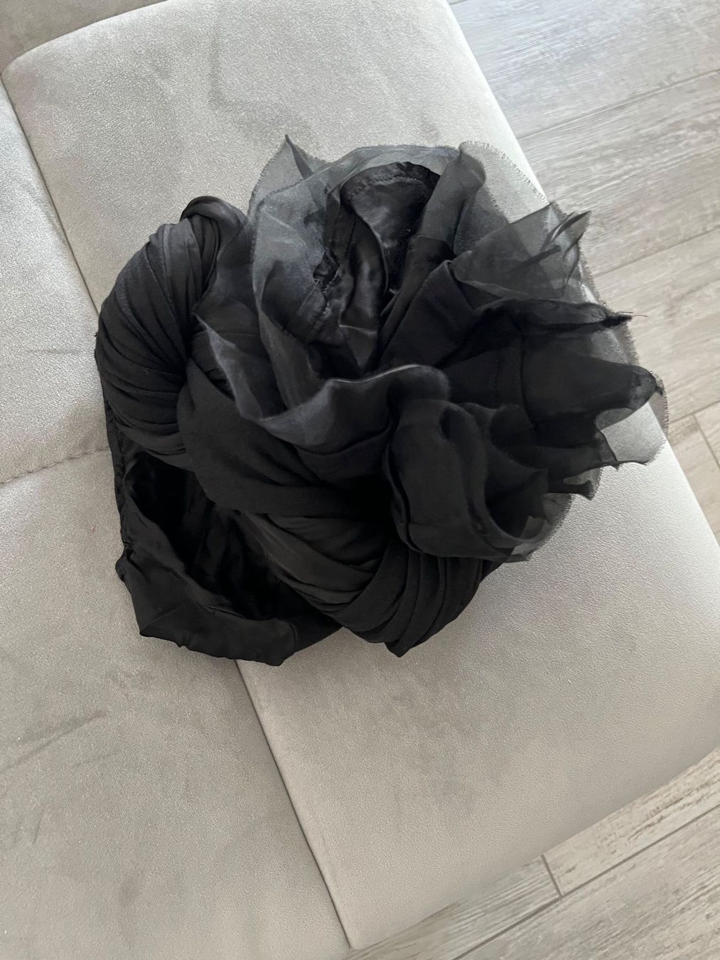 Nile Vestiti: NILE - Robe noire soie et tulle - L – Usato da Mézières FR venduto da Daisy16 6