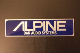 Abziehkleber ALPINE Car Audio Systems