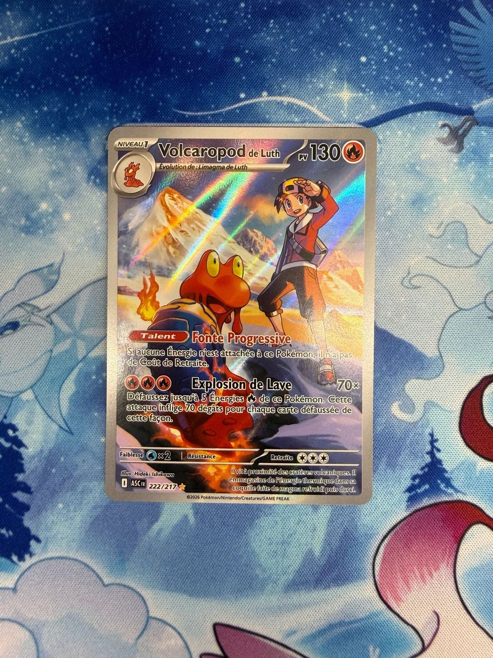 Pokémon Carte collezionabili: Volcaropod AR - ASC 222 FR – Nuovo (secondo la descrizione) da Courgenay venduto da ScamBoxOff
