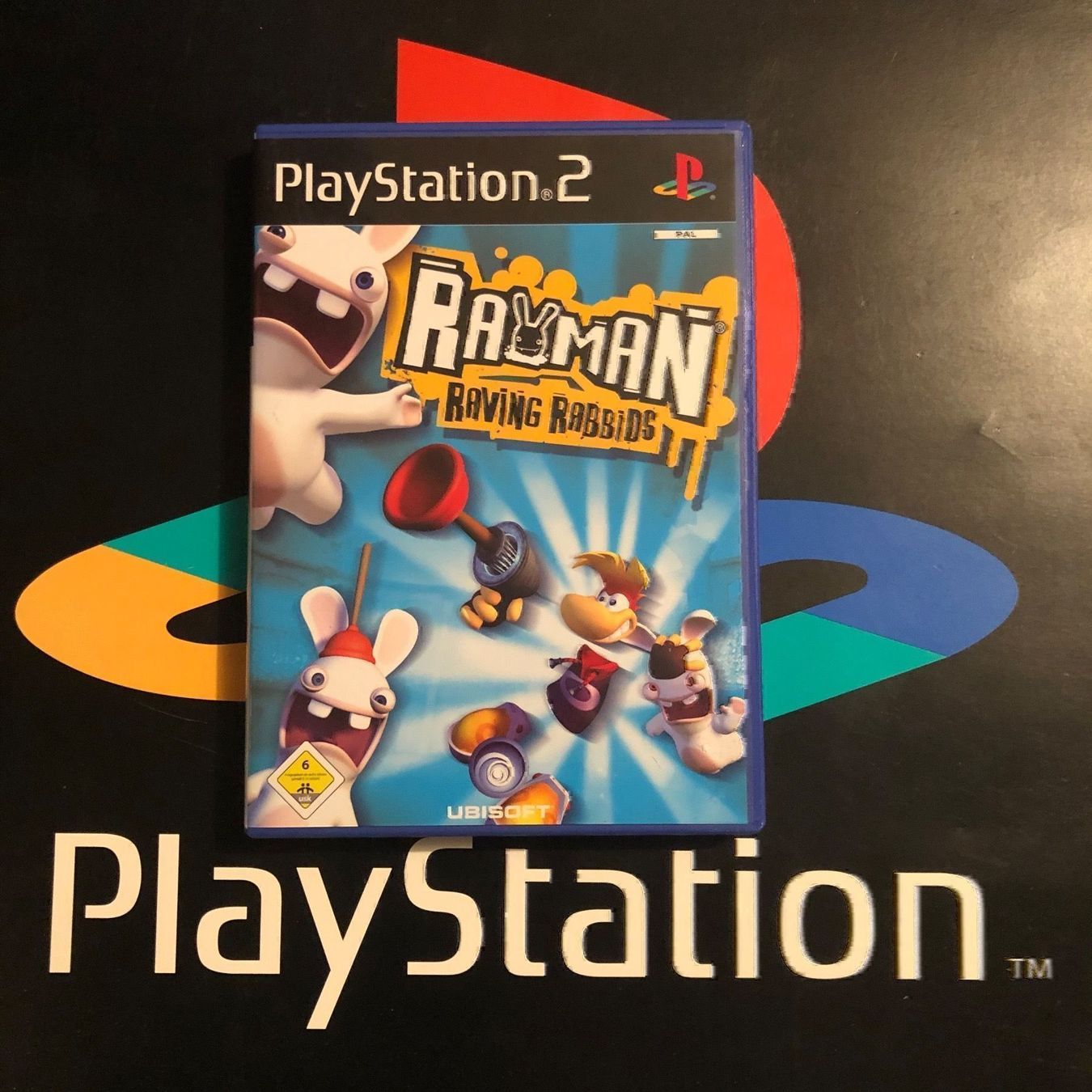 Spiele: Rayman Raving Rabbids für PS2 – Gebraucht aus Kestenholz von Mad18