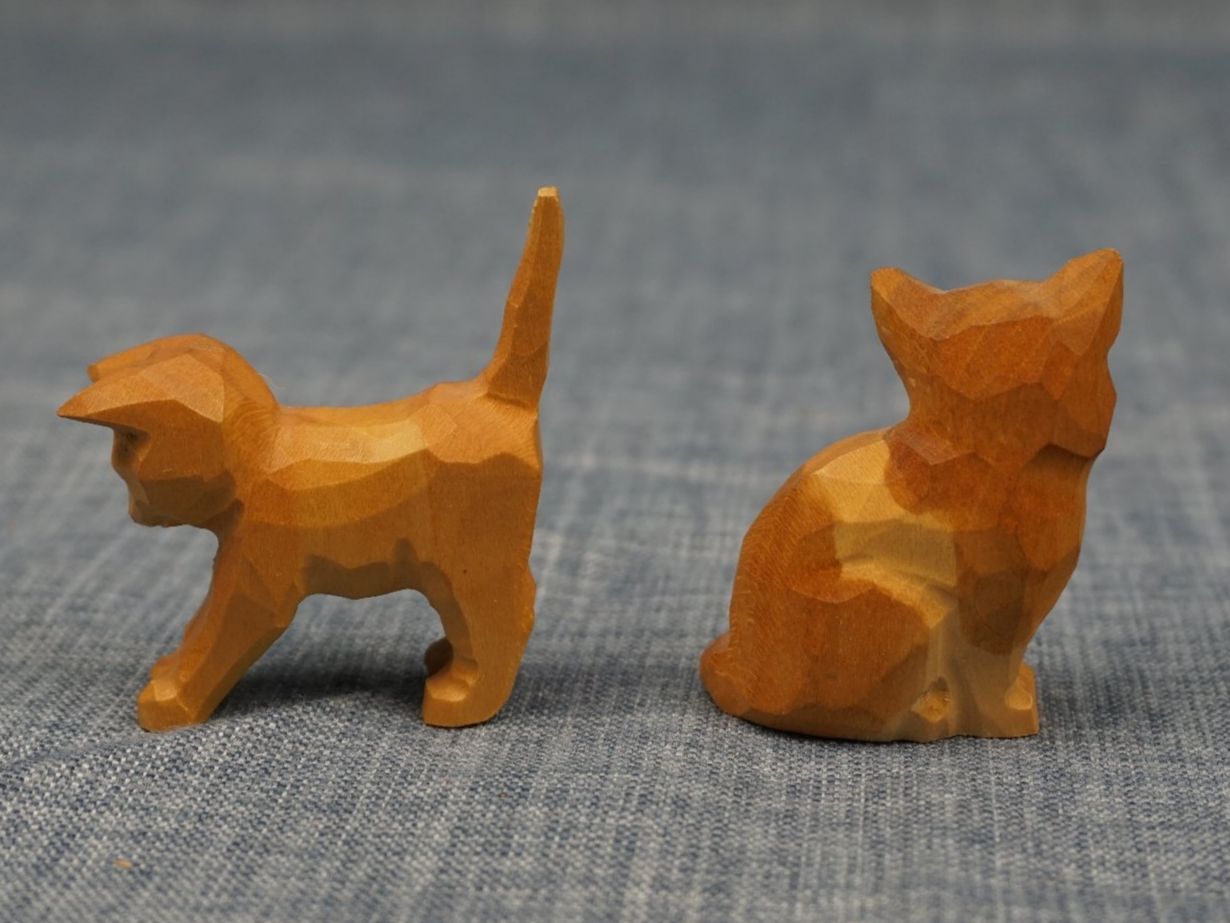 Figuren: Katzenfiguren Handgeschnitzte – Neu (gemäss Beschreibung) aus Diessbach b. Büren von Crocharry 3