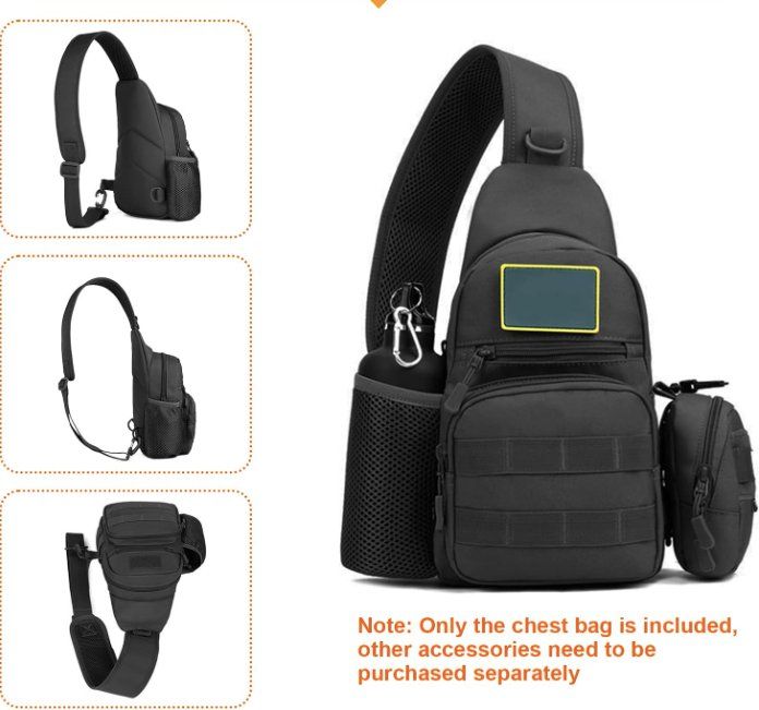 Rucksäcke: Taktisch Rucksack Brusttasche Schultertasche – Neu und originalverpackt aus Châtelaine von topshop.switzerland 5