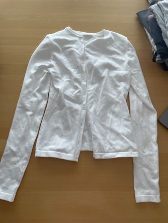 Cardigan PrettyLittleThing, blanc, taille 34, comme neuf