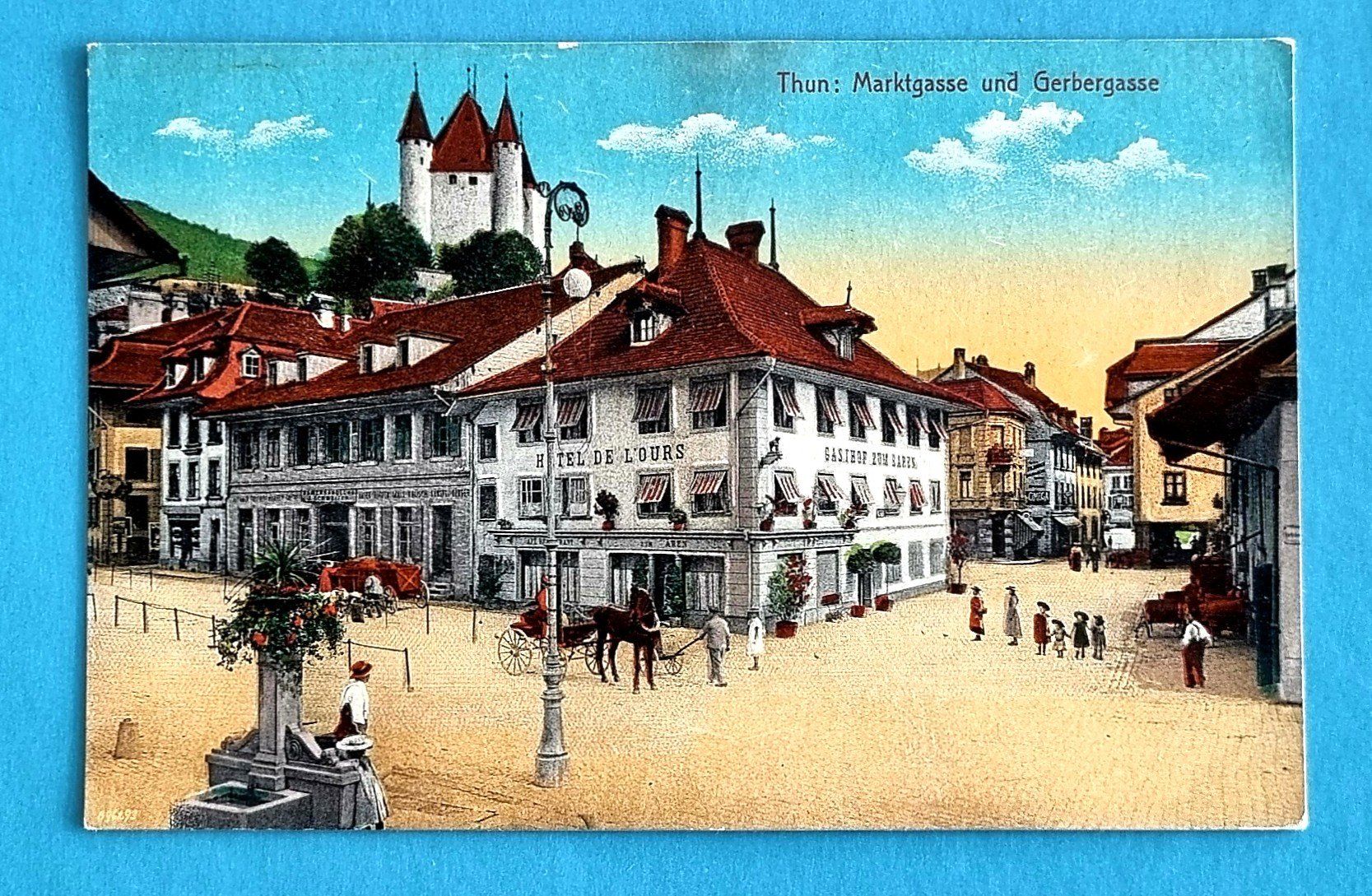 Cartoline postali: Thun - Marktgasse und Gerbergasse – Usato da Rothrist venduto da RROENK