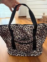 Tasche mit Leopardenmuster Sporttasche viele Fächer