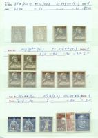 1862-1932 diverse ungestempelt * und **