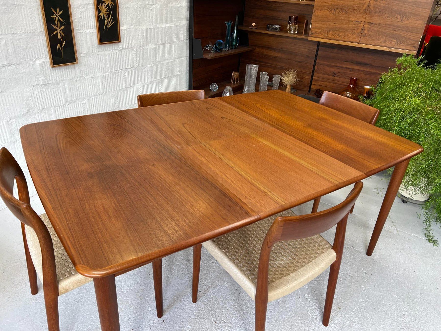 Tavoli: Vintage Teak-Esstisch - Rosengren Hansen – Usato da Walzenhausen venduto da stilvollwohnen 9