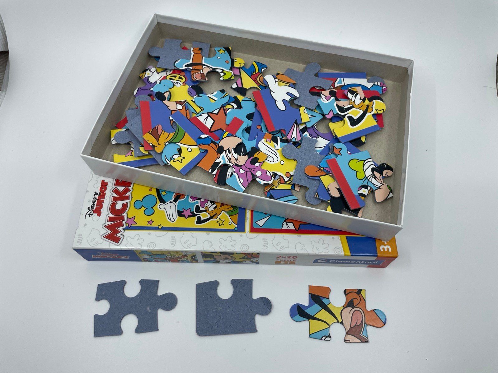 Clementoni Puzzle: Clementoni Mickey Mouse 2 Puzzles 2x20 – Usato da Zürich venduto da tec_x6p8 2