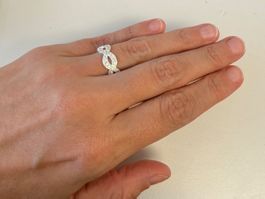 Ring Silber 925 Zirkona Gr.52