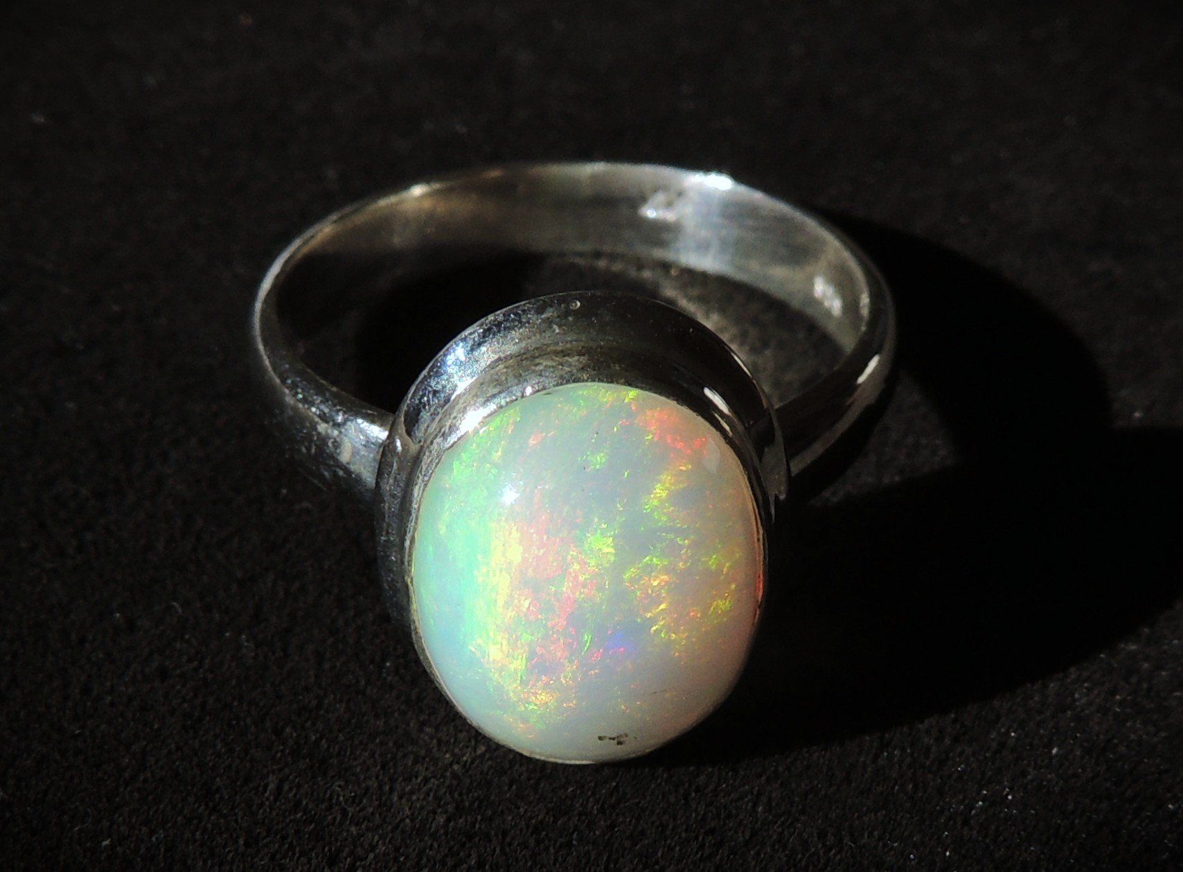 Anelli: Äthiopischer Opal Fingerring Gr. 60 – Usato da Waldenburg venduto da schaller707 6