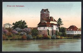 Aarwangen, Flusspartie mit Gasthof Bäre