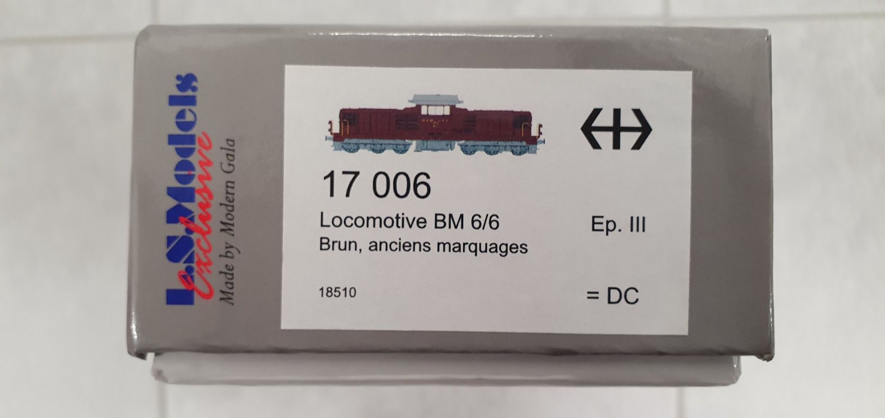 LS Models Modellini di ferrovie: LS Modeis 17006 SBB Bm 6/6  18510 braun mit ESU Decoder – Nuovo (secondo la descrizione) da Würenlos venduto da juruth 1